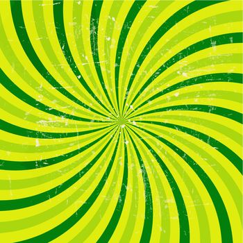 Lime abstract grunge hypnotic background. vector illustration