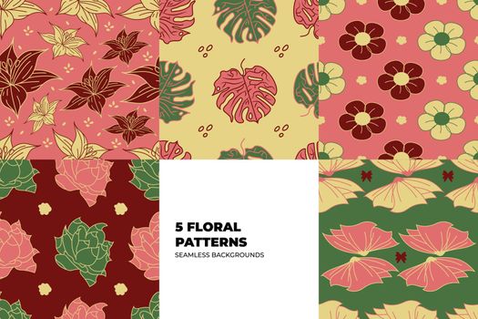 Botanical Fabric Design Set