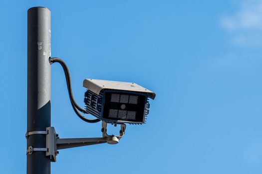 surveillance cameras inside the city