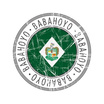 Babahoyo city rubber stamp