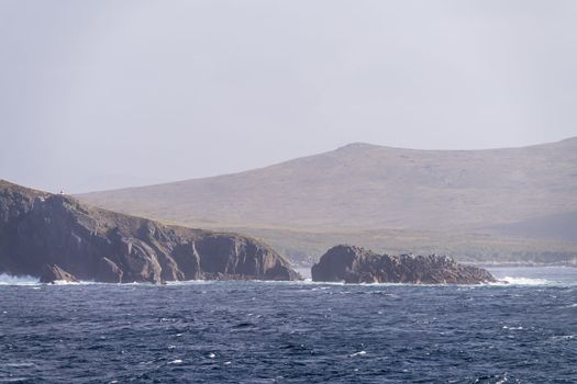 Southernmost lighthouse on Hornos Island by Cape Horn