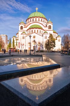 Church of Saint Sava - Serbian Orthodox church located on the Vracar plateau in Belgrade, Serbia