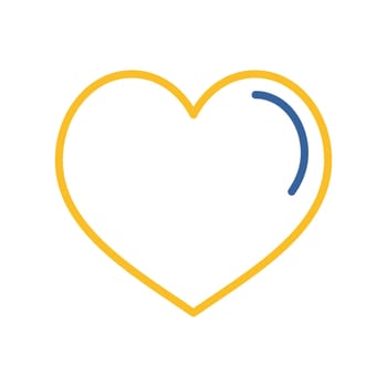 Heart vector icon. Love symbol Valentine Day