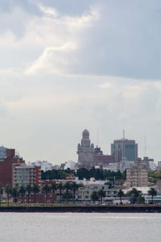 Cityscape in Montevideo, Uruguay