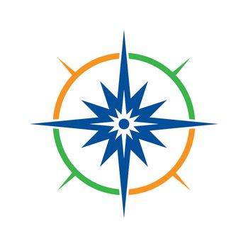 Compass logo icon design