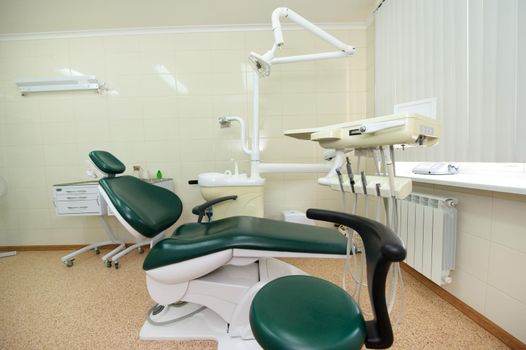 dentist's workplace in the dental office, accessories