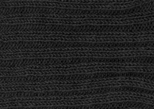 Organic knitting material with detail weave threads.