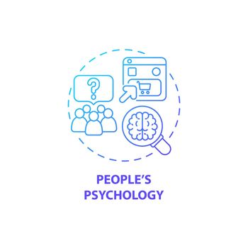 People psychology concept icon