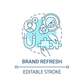 Brand refresh concept icon