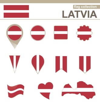 Latvia Flag Collection