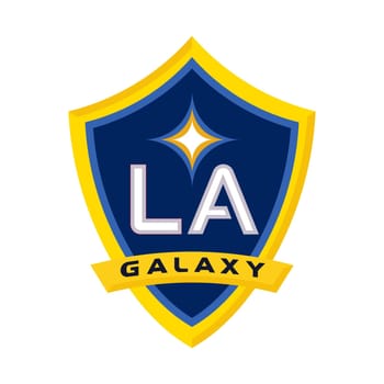 American football soccer LA Galaxy team logo icon
