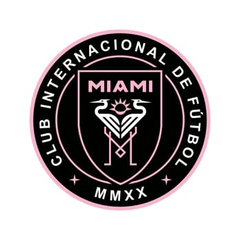 American football soccer Inter Miami team logo