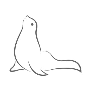 Seal icon logo design
