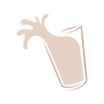 Fresh milk logo icon design