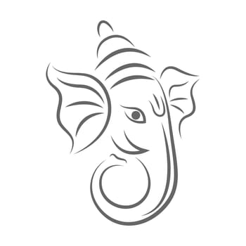 Elephant icon logo design