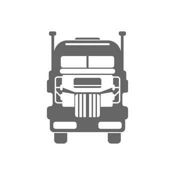 Truck logo icon design illustration