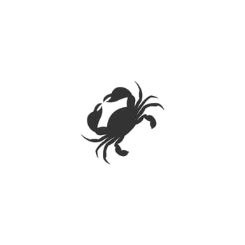 Crab logo icon design illustration