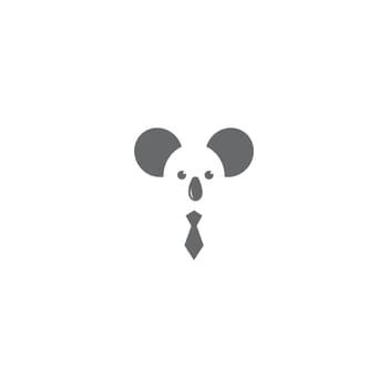 Koala logo icon design illustration