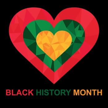 Black history month. African American History. Celebrated annual.
