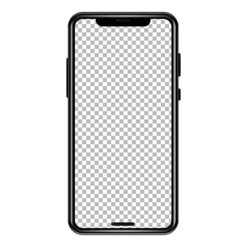 Smart Mobile phone transparent PNG mockup