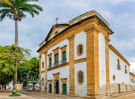 Famous churches in downtown of the ancient and historic city of Paraty on the south coast of the state of Rio de Janeiro founded in the 17th century