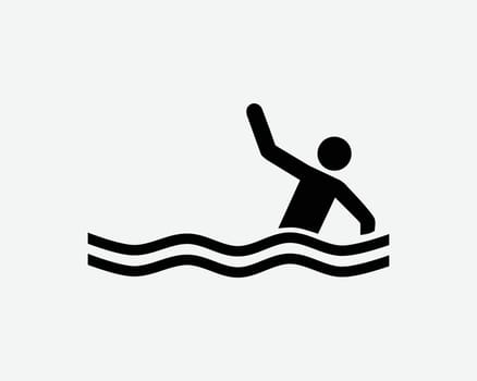 Man Drowning Icon
