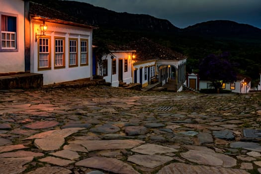 Streets and houses of the historic  city of Tiradentes