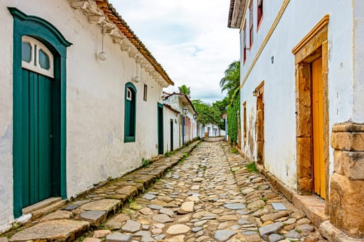 Famous streets of the ancient and historic city of Paraty
