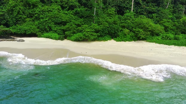 The beautiful view of Teluk Ijo or Green Bay in Banyuwangi, Indonesia.
