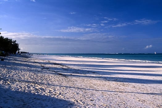 Kiwengwa beach in Zanzibar
