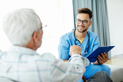 nurse doctor senior care caregiver help assistence retirement home hospital nursing elderly man caregiver