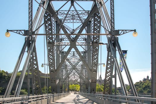 Openwork bridge over the river in Ottawa