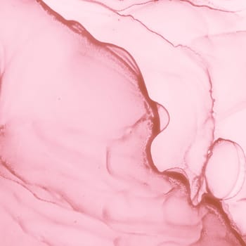 Elegant Pink Marble. Abstract Background. Ink