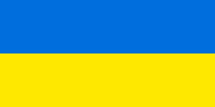 Flag of Ukraine. National flag of Ukraine.
