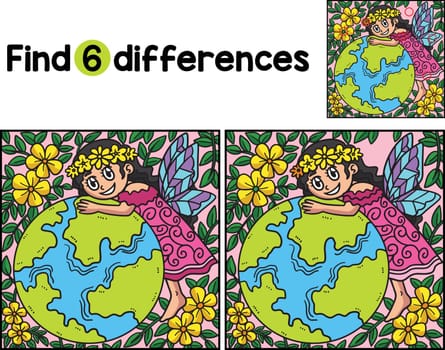 Earth Day Mother Nature Find The Differences