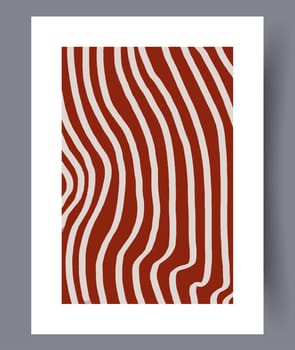 Abstract lines vertical stripes wall art print