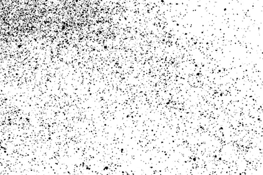 Dust splash and explosion texture on a white background for design elements. Grained background grunge effect and texture design with black and white colors. Rusty dust texture vector for templates.