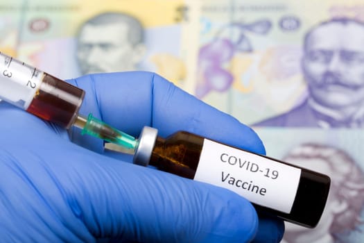 Vaccine against Covid-19 on the background of Romanian money