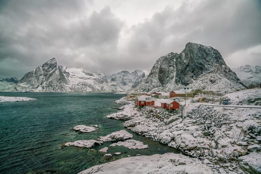 Beautiful nature lanscape of Lofoten in Norway, Europe