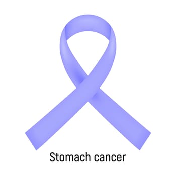 Cancer Ribbon. Stomach cancer.