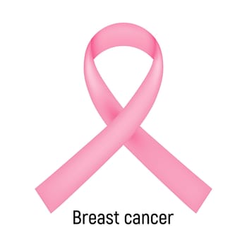 Cancer Ribbon. Breast cancer.
