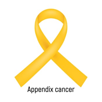 Cancer Ribbon. Appendix cancer.