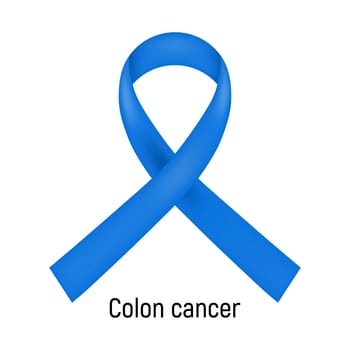 Cancer Ribbon. Colon cancer.