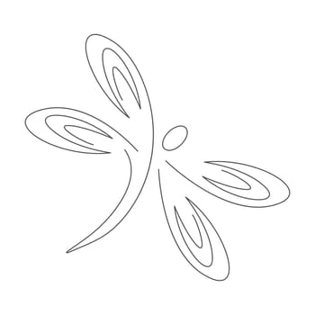Dragonfly logo icon design
