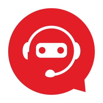 Artificial Ai Chat bot icon symbol label