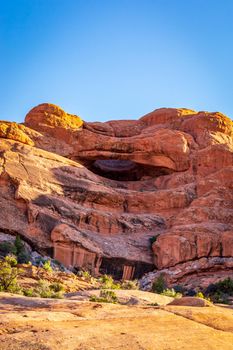 Pothole Arch in Arches National Park