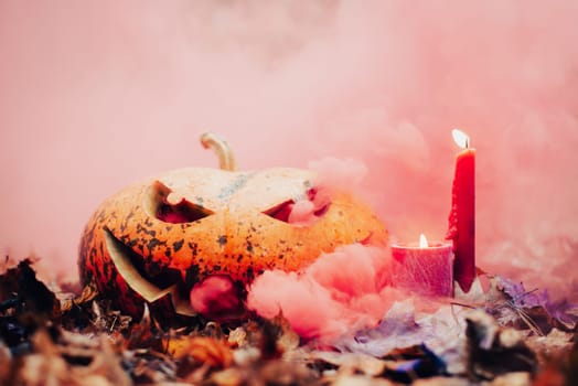 Spooky atmosphere, halloween celebration