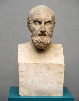 Sculpture bust of Chrysipp
