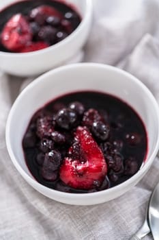 Fruit compote