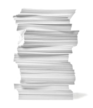 paper stack pile office paperwork busniess education